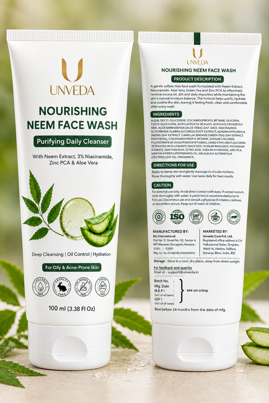 UNVEDA Nourishing Neem Face Wash