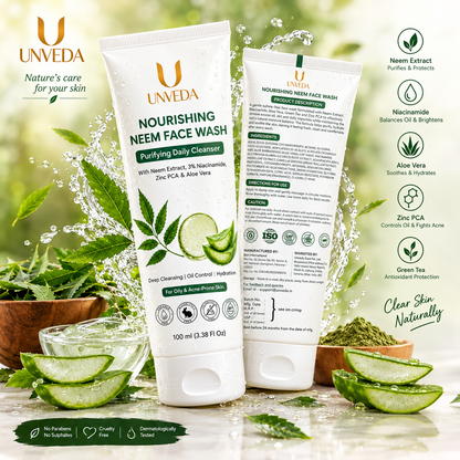 UNVEDA Nourishing Neem Face Wash
