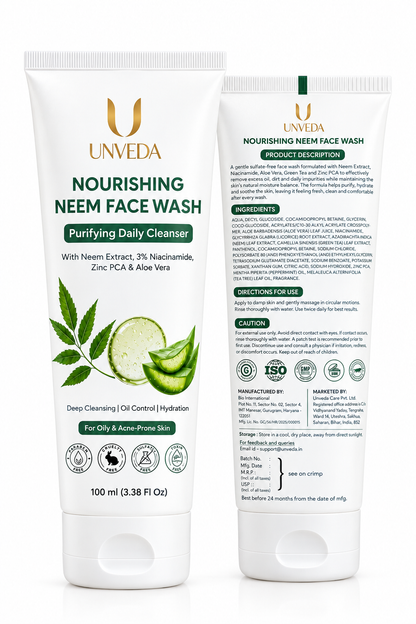 UNVEDA Nourishing Neem Face Wash