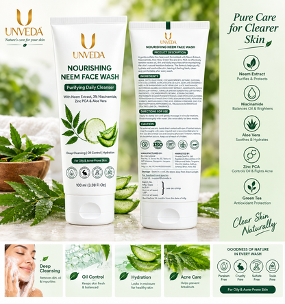 UNVEDA Nourishing Neem Face Wash